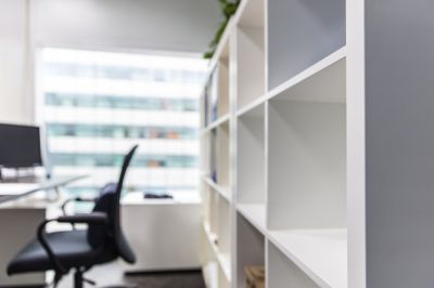 Built In Bookshelves Installation detail