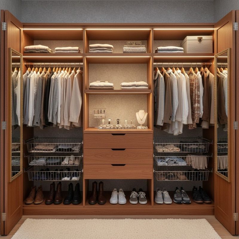 Walk In Closet Remodeling in Charlotte, NC